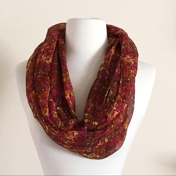 ✨HP✨ Venetian Neon Print Infinity Scarf Wrap - Picture 5 of 6